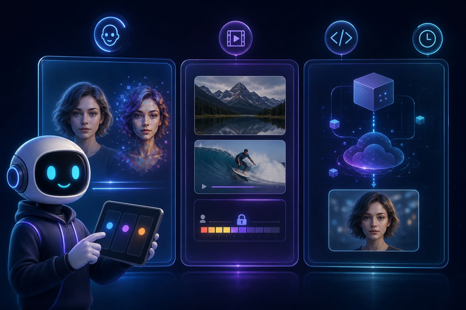 Сравнение режимов Pica AI Vidnoz и Remaker