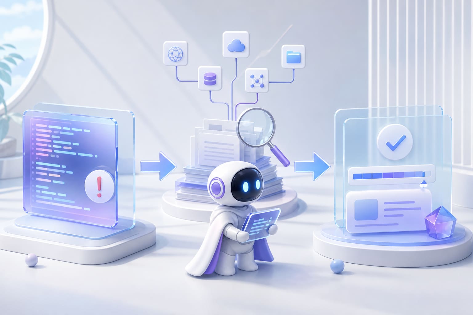 Рабочий процесс AI-модели для кода и исследования