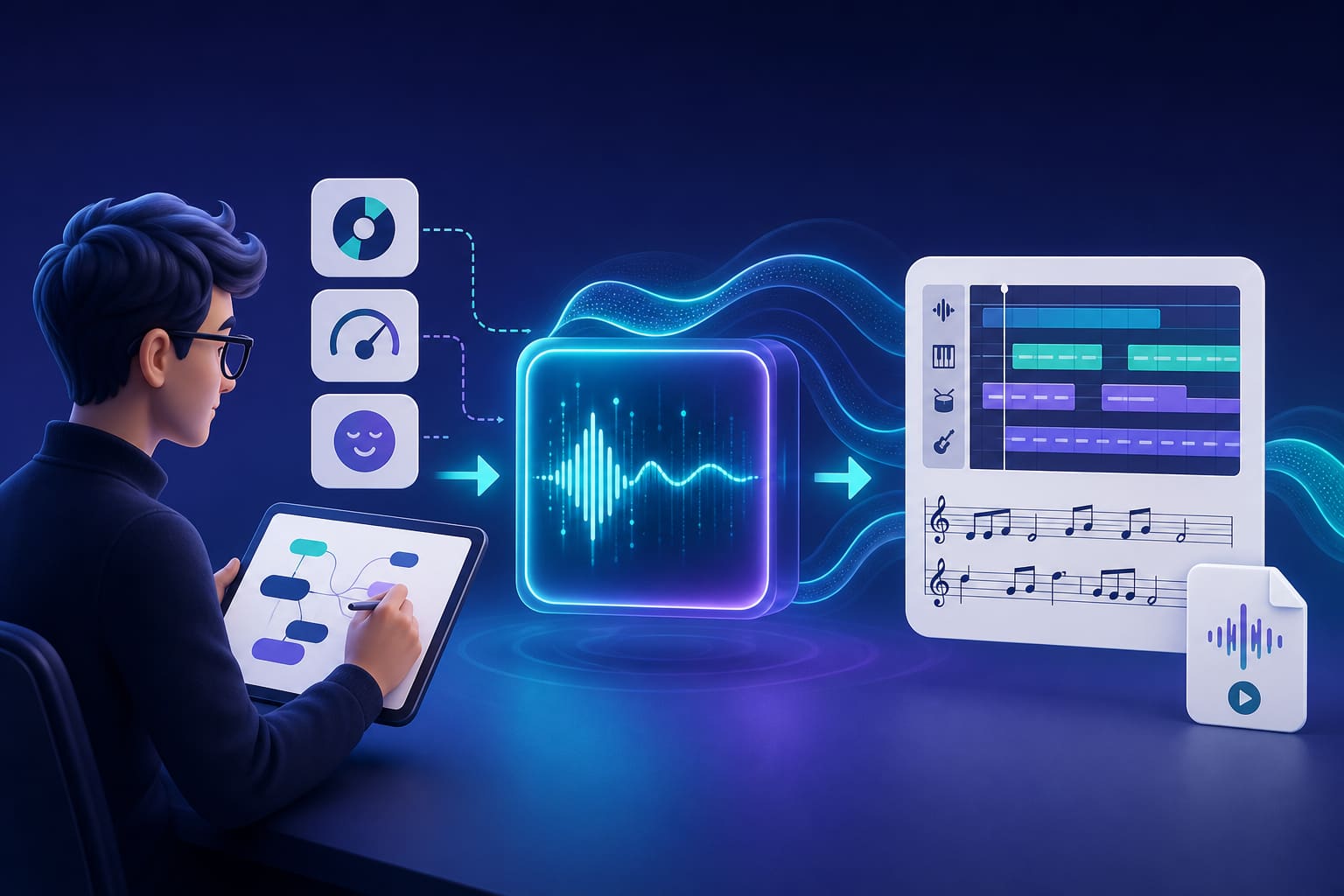 SymFormer превращает описание жанра в готовую музыкальную композицию