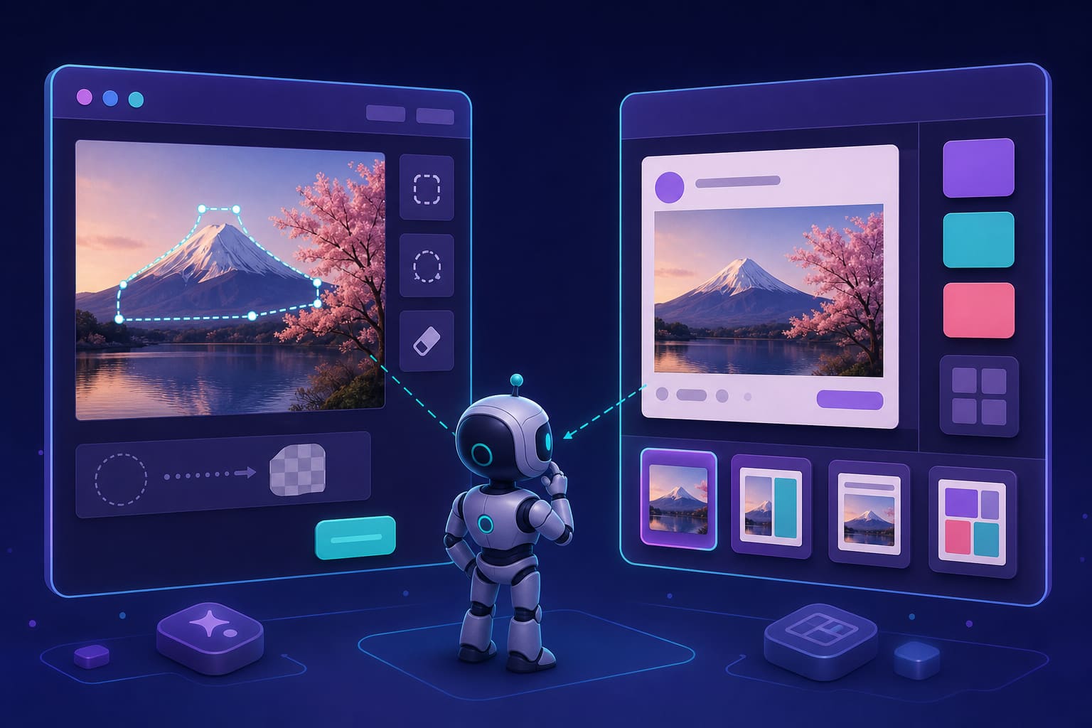Сравнение бесплатного браузерного редактора и дизайн-платформы